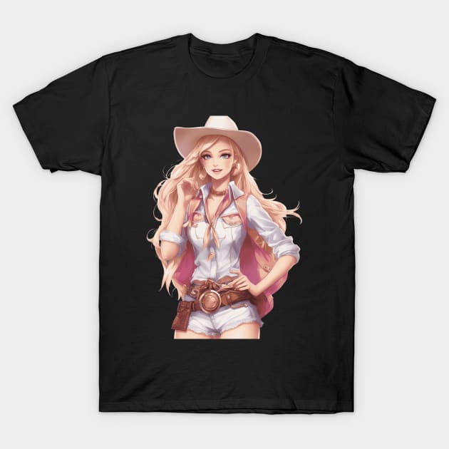 Rodeo Girl T-Shirt by animegirlnft